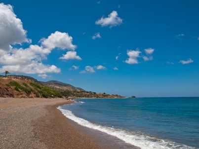 Lovely sandy beach in Cyprus